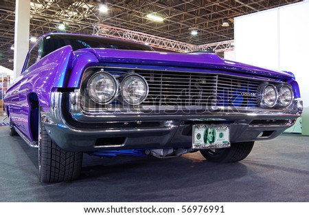 19 Renovated American muscle car Chevrolet Impala on international