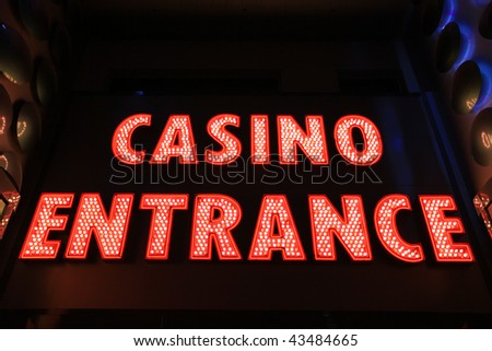 Casino Entrance Sign