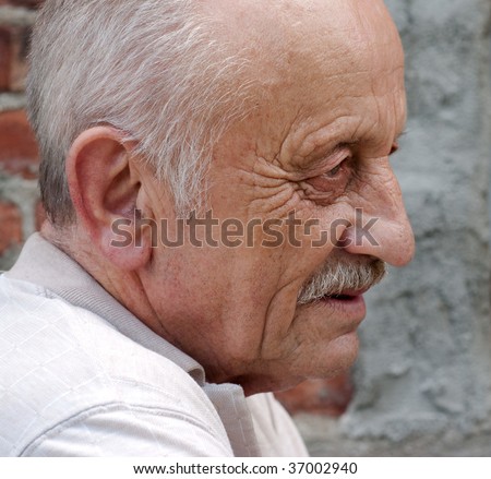 Profile of an Elderly Eastern European Man
