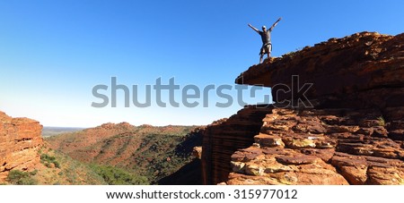 kings canyon, northern territory, australia