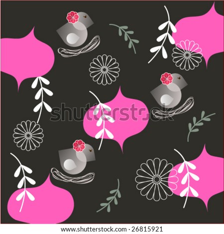 wallpaper pink and black. stock vector : pink and lack