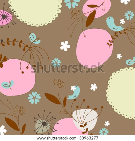 birds wallpaper. floral and ird wallpaper