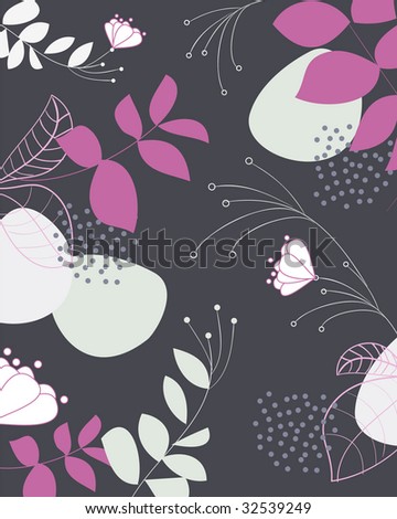 vintage floral wallpaper. purple floral wallpaper