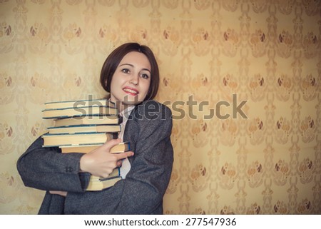 vintage funny business woman