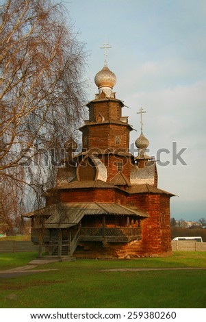 Wooden Church, the Museum of wooden architecture in Suzdal