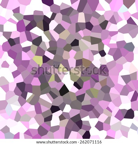Abstract Mosaic of Flower in the Garden Purple Tone Pattern Background Texture