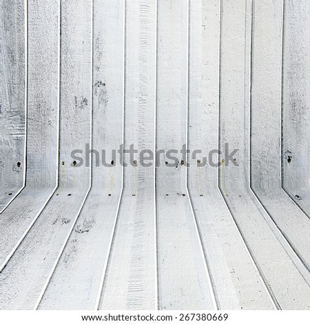 White Wooden Plank Vintage Wall Classic - Wood Texture Background