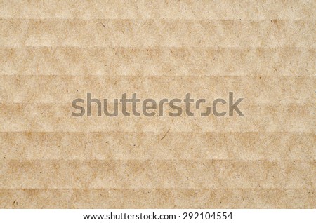 Brown Corrugated Paper Sheet Board Surface Texture Background
