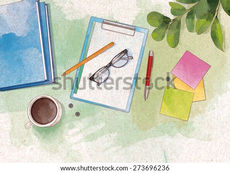 teaching materials on the table