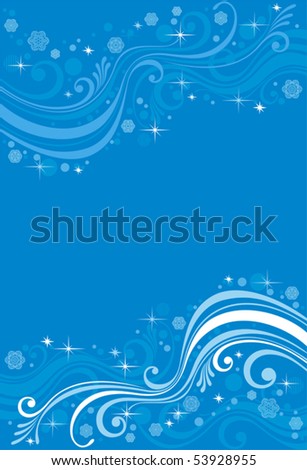 blue background patterns. on a lue background
