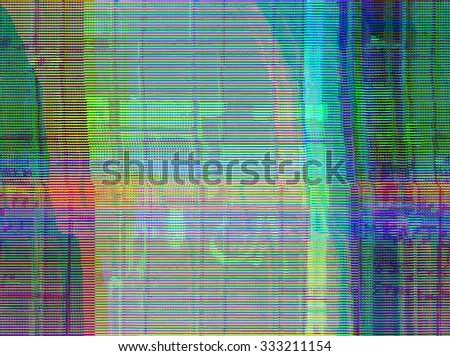 RGB noise distorted image