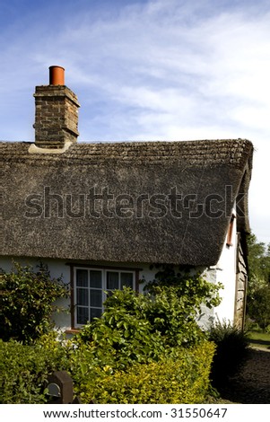 beautiful old thatched cottage in the west of England