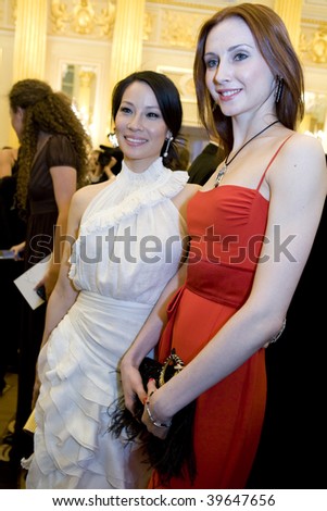 MOSCOW - FEBRUARY 14: actress  Lucy Liu  at Love Ball, charity  gala evening organised by Eventica in support Natalia Vodianova\'s Naked Heart Foundation, on February 14, 2008 in Moscow, Russia