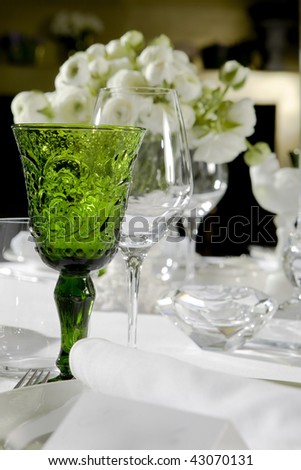 stock photo catering setup wedding reception