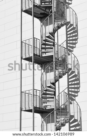 alone helix - winding / spiral at industrial property
