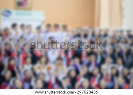 Graduation abstract blur background