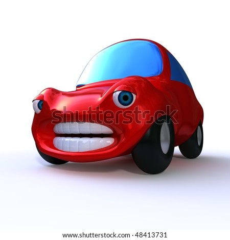 cartoon characters cars. of a cartoon character of