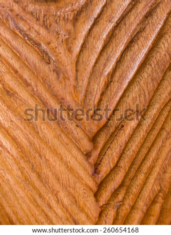 Modern Carved Wood with V Shape Texture Background