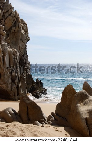 ocean view from divorce beach cabo 