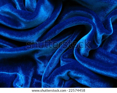 Blue Velvet Background Stock Photo 22574458 : Shutterstock