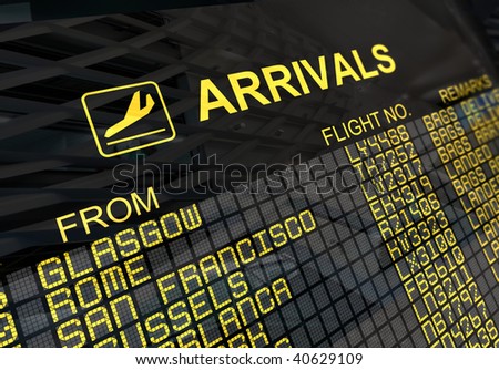 Horaires des vols (en construction) Stock-photo-international-arrivals-board-panel-with-environment-reflection-40629109