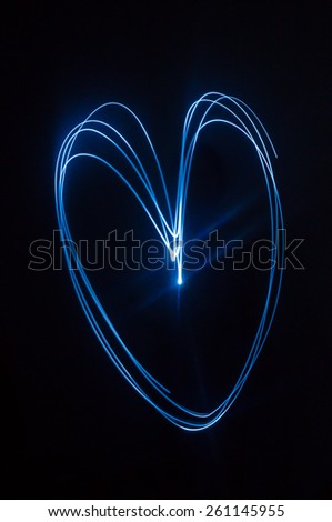 Speed of Light Photography (heart)