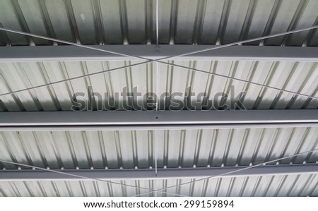 Corrugated metal texture surface or galvanize steel background