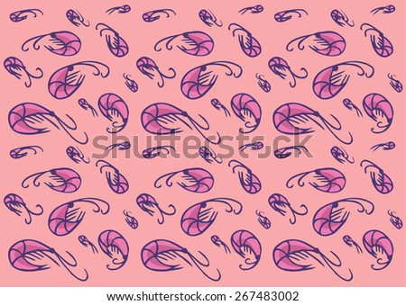 Shrimp pattern