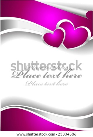 stock vector : Valentine Invitation Card