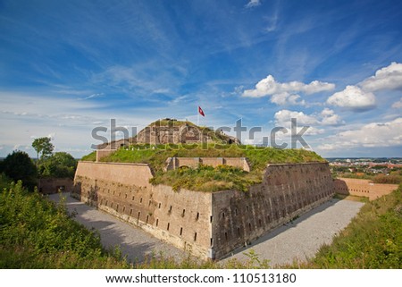Fort St. Pieter in Maastricht, Netherlands, famous tourist attraction.