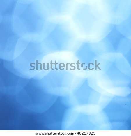 Abstract blue shapes