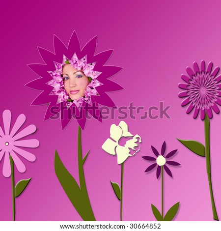 pink flower clip art free. floral corner clipart: borders