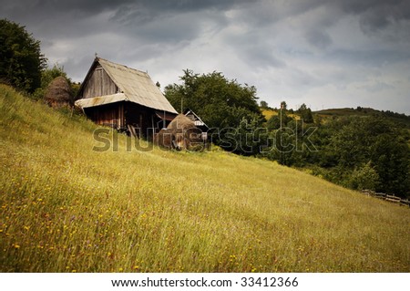 country farm life rural landscape