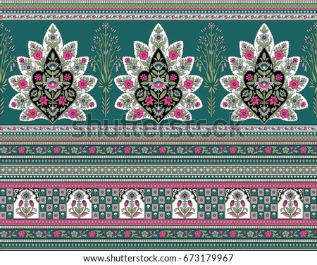 Seamless Traditional Indian motif
