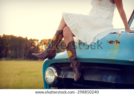 Boots and Blue Truck