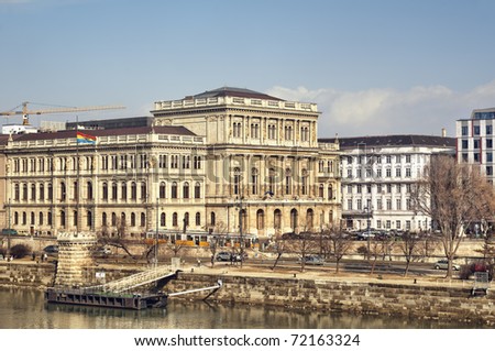Buidling of Academy of Science (MTA), Budapest, Hungary
