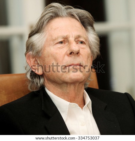 KRAKOW, POLAND - OCTOBER 30, 2015 : Polish film director Roman Polanski in court in Krakow after hearing on a request for his extradition to the USA.Krakow, Poland