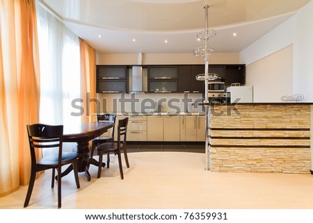 Modern simple kitchen