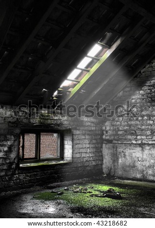 HDR  picture of an abandon place