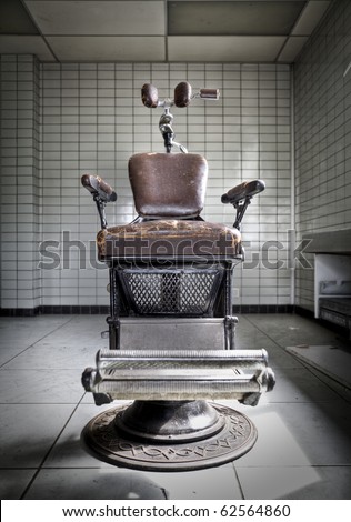 Take a seat... An old anxious dentist chair at an abandoned hospital, waiting for the next victim...