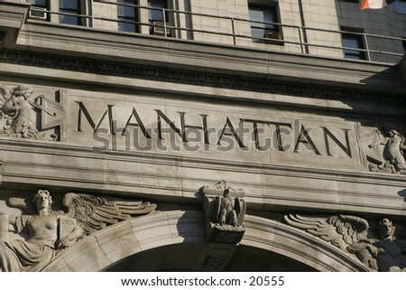 Manhattan Engraved in Stone