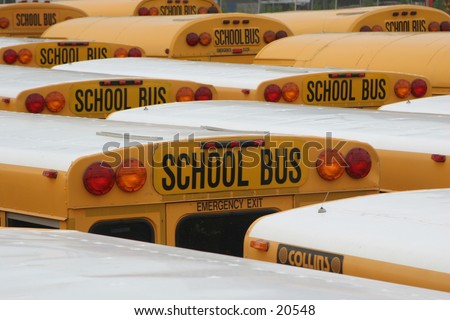 School Bus Parking Lot