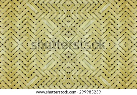 Bamboo furniture, pattern products for the background.