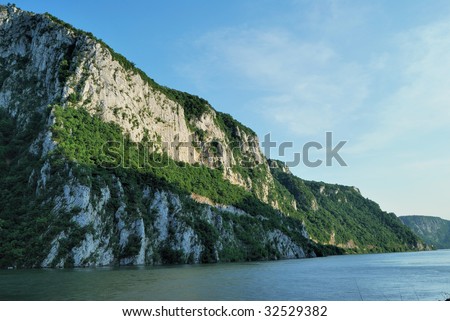 Danube gorges in Romania