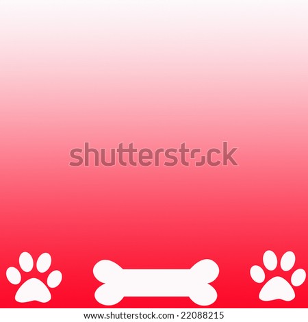 Dog Bone Wallpaper. dog paw prints and one