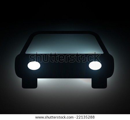 Headlights on Headlights In The Evening Darkness Stock Photo 22135288   Shutterstock