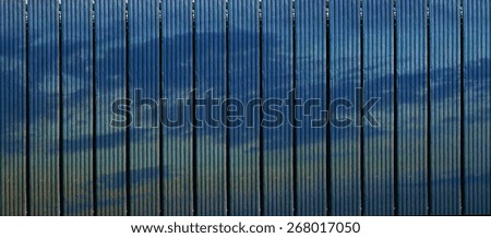 painted wood sky pattern wall