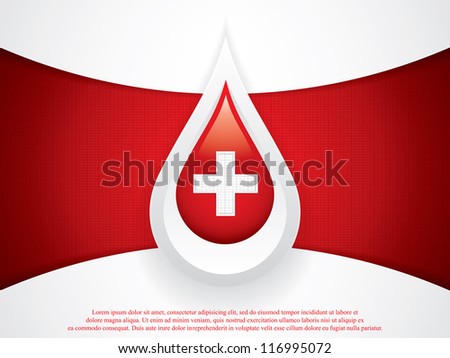 Blood donation vector.Medical background Blood donation vector.Medical background