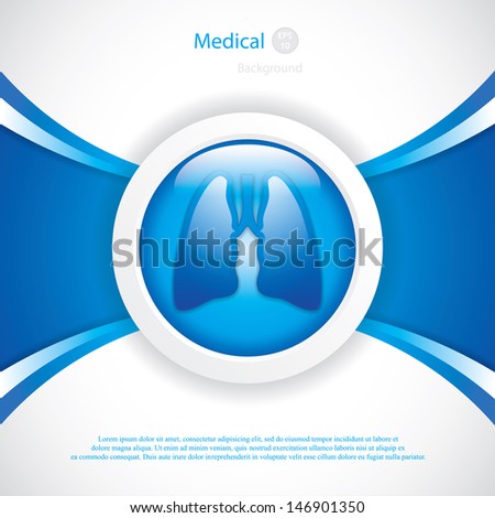 Human lungs x-ray background.Vector Human lungs x-ray background.Vector