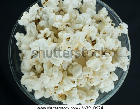 popcorn bowl top angle fill frame